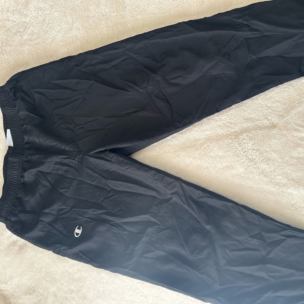 Champion- Athletic Thermal Pants- Black- Women's Medium